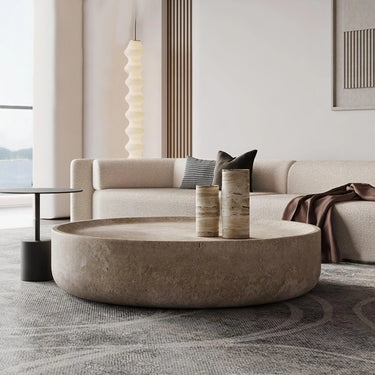AMARA COFFEE TABLE IN ITALIAN TRAVERTINE